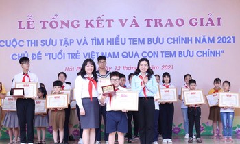 The Organizing Committee awarded a special prize to Le Hoang, Class 4C2, Vo Thi Sau Primary School, Le Chan District, Hai Phong City.