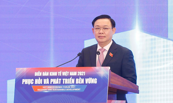 Chủ tịch Quốc hội Vương Đình Huệ phát biểu bế mạc diễn đàn