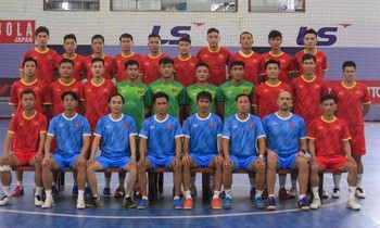 Futsal Việt Nam đá giao hữu với Iraq tại UAE