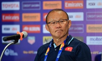 HLV Park Hang-seo: 'Đội tuyển Việt Nam chịu áp lực khi là đương kim vô địch'