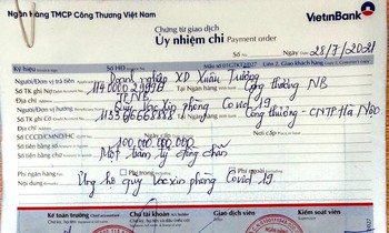 Doanh nghiệp Xây dựng ủng hộ 100 tỷ đồng vào Quỹ Vaccine.