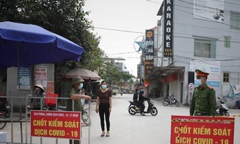 hốt kiểm soát dịch COVID - 19 tại thôn My Điền (huyện Việt Yên)