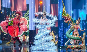 Sốc xỉu với loạt trang phục dân tộc siêu hoành tráng của Miss Grand Thái Lan 2020