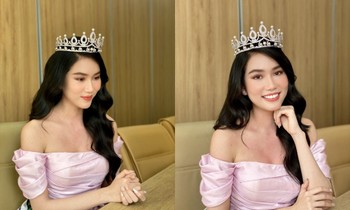 Tự tin livestream bằng tiếng Anh, Á hậu Phương Anh tạo ấn tượng tốt với GĐ Truyền thông Miss International