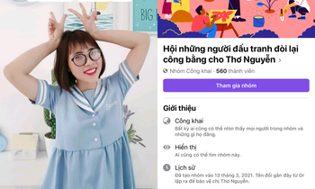 Netizen xôn xao khi xuất hiện group Facebook “đòi lại công bằng cho Thơ Nguyễn“