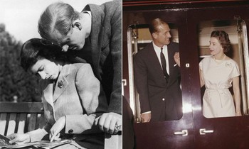 Loạt ảnh ghi dấu chuyện tình đẹp như cổ tích của Hoàng tế Philip và Nữ hoàng Elizabeth