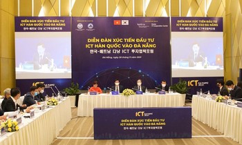 Quang cảnh diễn đàn tại điểm cầu Đà Nẵng.