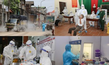 Bộ đội Quân khu 1 sát cánh với người dân nơi tâm dịch