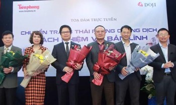 Tọa đàm trực tuyến do báo Tiền Phong tổ chức diễn ra vào sáng 15/10.