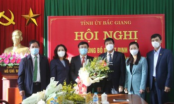 Bắc Giang công bố các quyết định về công tác cán bộ