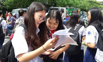 Thí sinh tham dự kỳ thi lớp 10 tại TPHCM năm 2018