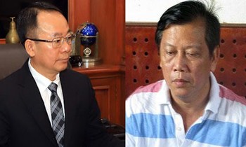 Đại gia Phát "dầu" (trái ảnh) và trùm sản xuất buôn bán xăng giả Trịnh Sướng.