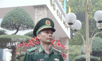 Thiếu tướng Hoàng Hữu Chiến. Ảnh: Nguyễn Minh