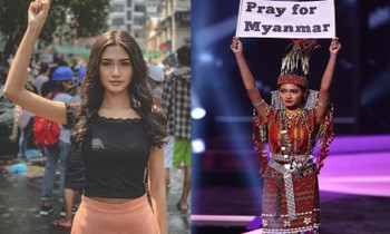 Hoa hậu Hoàn vũ Myanmar bị truy nã khẩn cấp sau khi ‘cầu cứu’ tại Miss Universe