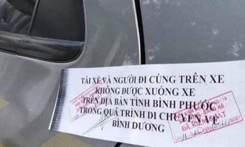 Bản tin 8H: Bình Phước lên tiếng về giấy niêm phong cấm xuống xe