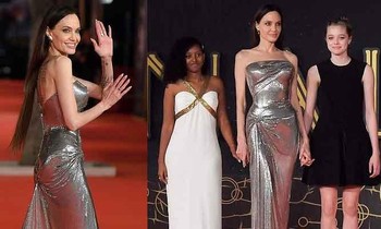 Angelina Jolie khoe eo thon, thần thái ‘chặt chém’ mỹ nhân kém tuổi