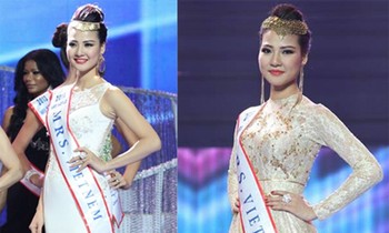 Tổ chức Mrs. World nhận lỗi vì ghi sai tên Việt Nam