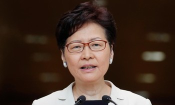 Trưởng đặc khu Hong Kong Carrie Lam. (Ảnh: Reuters)