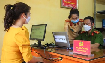 Hà Nội: Đăng ký xe máy ở công an xã chỉ mất 3 phút