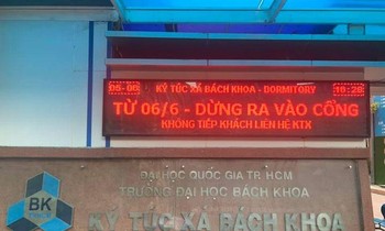 5 sinh viên là F1, KTX trường ĐH Bách khoa (ĐHQG TP. HCM) “nội bất xuất, ngoại bất nhập”.