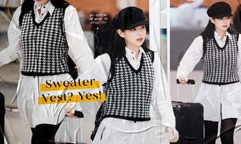 6 cách phối đồ với sweater vest - chiếc áo hot nhất hiện tại, có cả style Jennie BLACKPINK