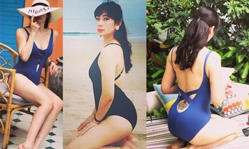 Vợ BTV Quốc Khánh khoe ảnh bikini nóng 'bỏng mắt'