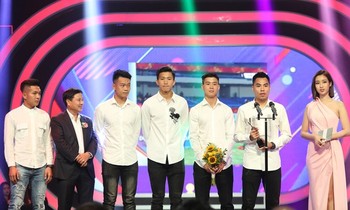 Đội tuyển U23 trở thành Nhân vật của năm tại VTV Awards 2018