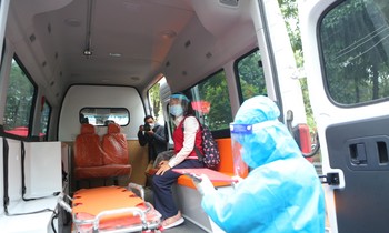 Hà Nội diễn tập các tình huống phát hiện F0 khi học sinh trở lại trường