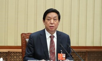 Ông Lật Chiến Thư làm Chủ tịch Quốc hội Khóa XIII. . Ảnh: THX/TTXVN