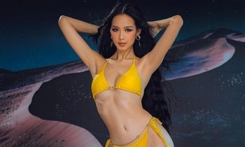 Phần thi bikini ấn tượng của Bảo Ngọc