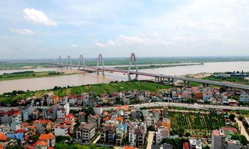 Khu vực dân cư bãi sông Hồng