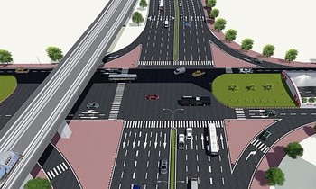 Khởi công xây dựng hầm chui Vành đai 2,5 qua đường Giải Phóng