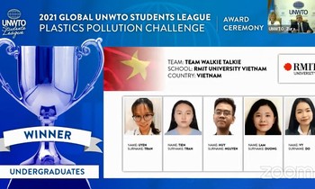 Sinh viên ngành du lịch chiến thắng cuộc thi UNWTO Students’ League