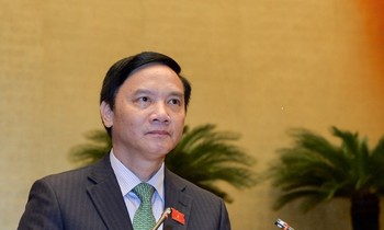 Chủ nhiệm Uỷ ban Pháp luật của Quốc hội Nguyễn Khắc Định. (ảnh Như Ý)