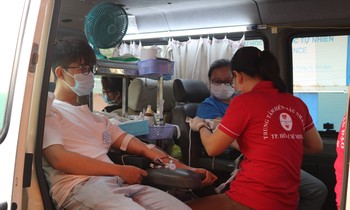 Hội Sinh viên trường ĐH KHTN (ĐHQG TP. HCM) tổ chức chương trình hiến máu tình nguyện