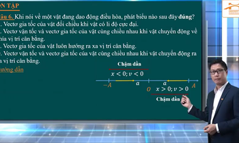 Hướng dẫn ôn thi THPT môn Vật lý: Chuyên đề đại cương về dao động điều hòa (phần 2)