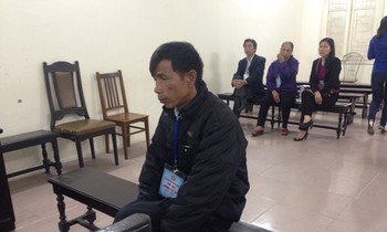 Ông Nguyễn Tiến Bẩm tại tòa phúc thẩm.