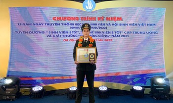 Bí thư Liên chi Đoàn Học viện An ninh tiên phong trong hoạt động Đoàn Hội