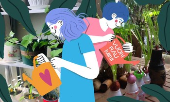 Trong lúc bạn miệt mài tìm mua rau sạch thì người ta đã có cả một "vườn rau mini" rồi đây