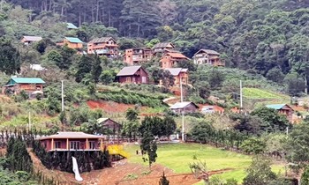Phân lô đất nền tự phát gắn mác khu nghỉ dưỡng Lâm Đồng