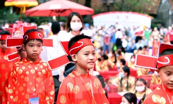 Vinh danh 18 Trạng nguyên nhỏ tuổi và Trạng nguyên bảng vàng ghi danh