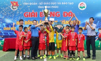 Find out the champion of Vinh Phuc province's children's football tournament in 2022