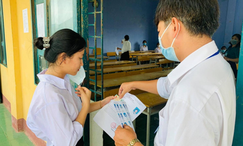 Thí sinh tham dự kì thi tốt nghiệp THPT năm 2021.