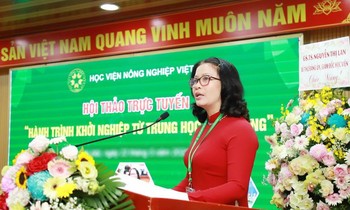 Hội thảo trực tuyến 'Hành trình khởi nghiệp từ THPT' tại Học viện Nông nghiệp Việt Nam