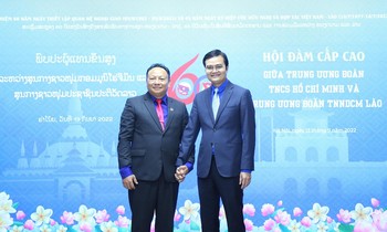 Hội đàm cấp cao giữa T.Ư Đoàn TNCS Hồ Chí Minh và T.Ư Đoàn Thanh niên NDCM Lào