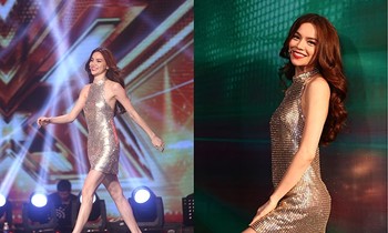 Hà Hồ diện váy siêu ngắn, 'đốt cháy' sân khấu X Factor