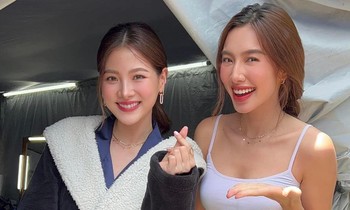 Thuỳ Tiên làm fan girl chụp ảnh cùng 'ngọc nữ' đẹp nhất màn ảnh Thái Lan gây 'bão like'