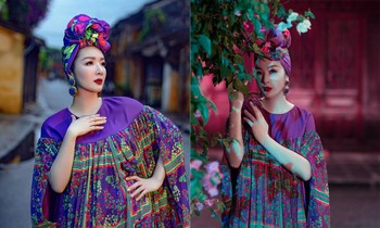 Hoa hậu Giáng My khoe nhan sắc không tuổi trong bộ ảnh tuyệt đẹp dưới cơn mưa Hội An