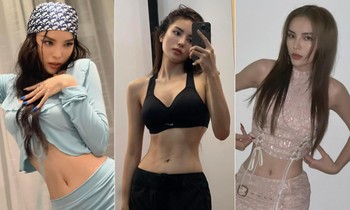 Hoa hậu Kỳ Duyên chăm chỉ mặc crop-top khoe vòng eo 'con kiến' nóng bỏng