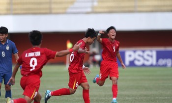 U16 Việt Nam thắng Thái Lan 2-0, vào chơi chung kết U16 Đông Nam Á